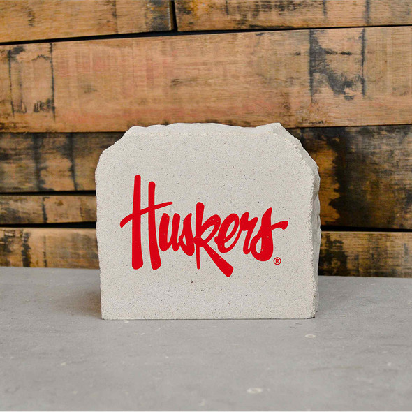 Nebraska Huskers Decorative Stone Huskers - 5.5 | Stoneworx | NEB-16