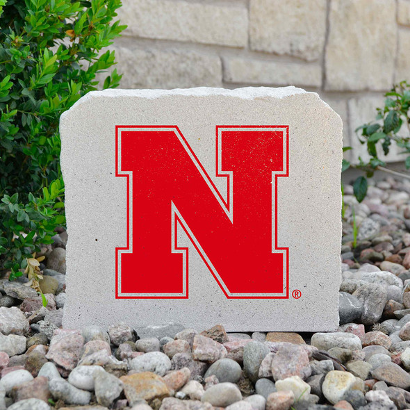 Nebraska Huskers Decorative Stone Logo N - 7 | Stoneworx | NEB-26