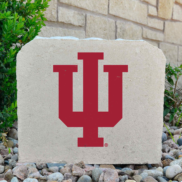 Indiana Hoosiers Decorative Stone Logo - Medium | Stoneworx | IU-3