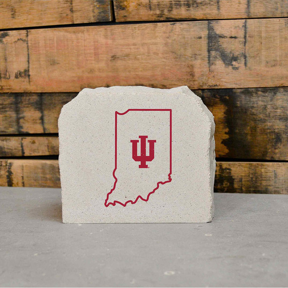 Indiana Hoosiers Decorative Stone State - 5.5 | Stoneworx2 | IU-11 Indiana Hoosiers Decorative Stone State - 5.5 | Stoneworx2 | IU-11