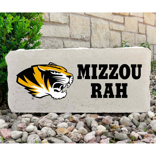 Missouri Tigers Decorative Stone Mizzou Rah - Large | Stoneworx2 | MIZZOU-101 Missouri Tigers Decorative Stone Mizzou Rah - Large | Stoneworx2 | MIZZOU-101