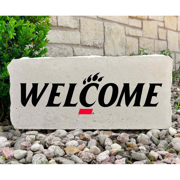 Cincinnati Bearcats Decorative Stone Welcome - Large | Stoneworx2 | UC-003 Cincinnati Bearcats Decorative Stone Welcome - Large | Stoneworx2 | UC-003
