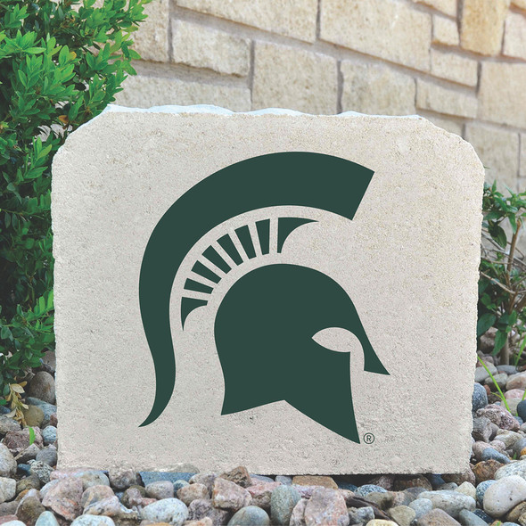 Michigan State Spartans Decorative Stone Mascot - Medium | Stoneworx2 | MSU-6