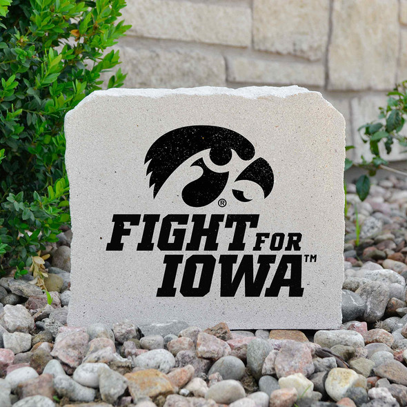 Iowa Hawkeyes Decorative Stone Fight For Iowa- 7 | Stoneworx2 | IA-151 Iowa Hawkeyes Decorative Stone Fight For Iowa- 7 | Stoneworx2 | IA-151