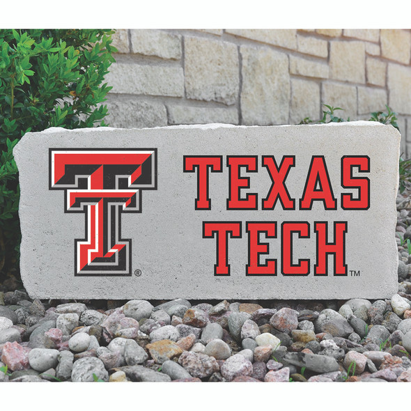Texas Tech Red Raiders Decorative Stone Double T - Large | Stoneworx2 | TTU-1