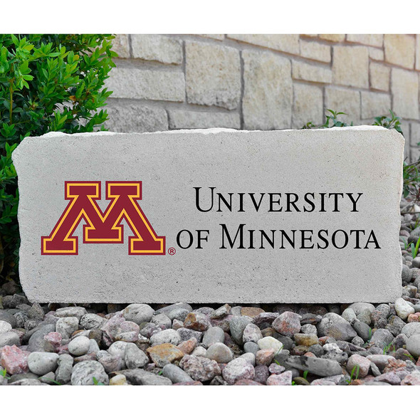 Minnesota Golden Gophers Decorative Stone Welcome - Large | Stoneworx2 | MINN-15