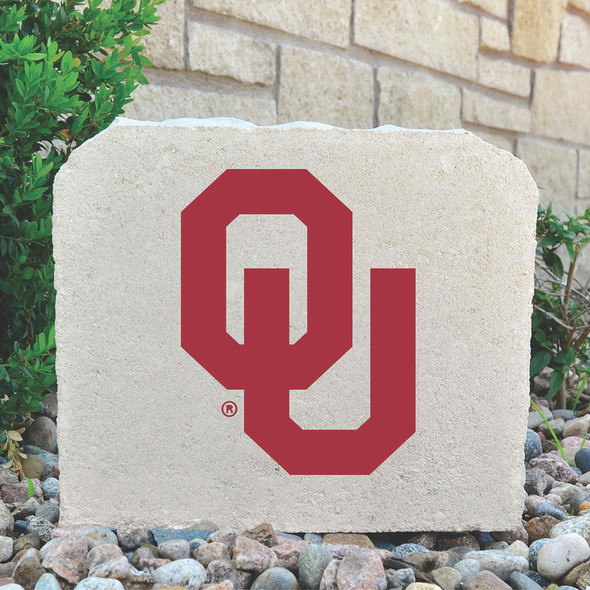 Oklahoma Sooners Decorative Stone OU - Medium | Stoneworx2 | OU-9