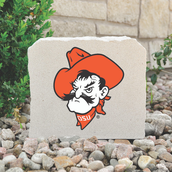 Oklahoma State Cowboys Decorative Stone Pistol Pete Orange - 7 | Stoneworx2 | OSU-16 Oklahoma State Cowboys Decorative Stone Pistol Pete Orange - 7 | Stoneworx2 | OSU-16