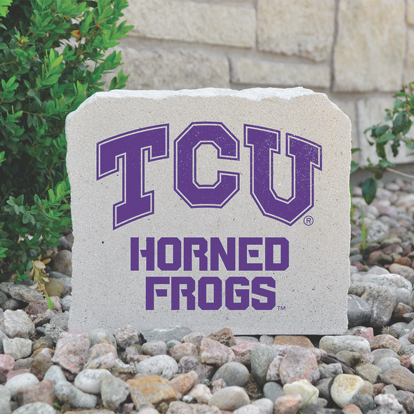 TCU Horned Frogs Decorative Stone TCU/Horned Frogs - 7 | Stoneworx2 | TCU-15