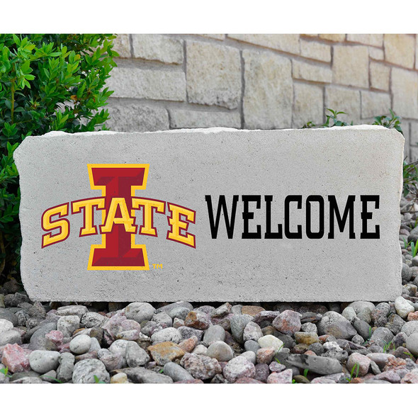 Iowa State Cyclones Decorative Stone Welcome - Large | Stoneworx 2| ISU-2