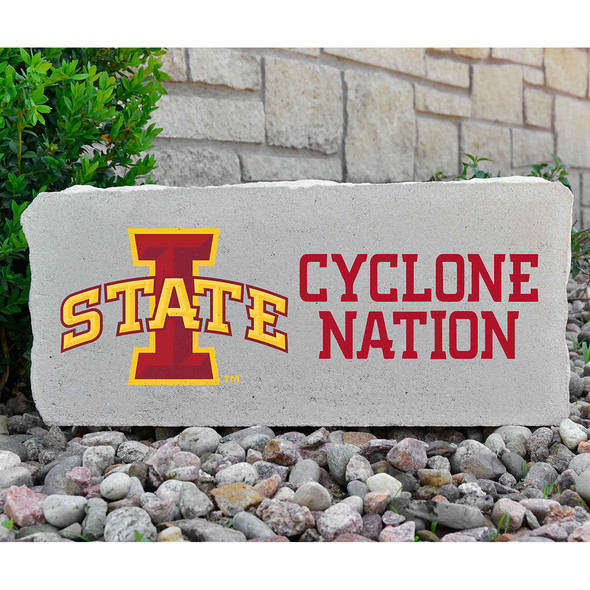 Iowa State Cyclones Decorative Stone Cyclone Nation - Large | Stoneworx2| ISU-101