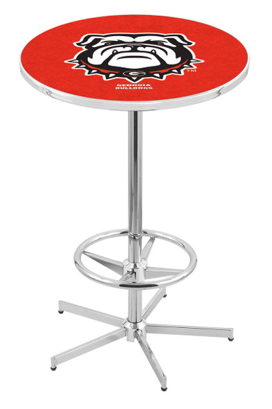 Georgia Bulldogs Bulldog Pub Table| Holland Bar Stool  | L216C4228GA-Dog