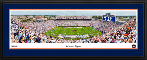 Auburn Tigers Panoramic Photo with Deluxe Matted Frame | Blakeway | AUB11D