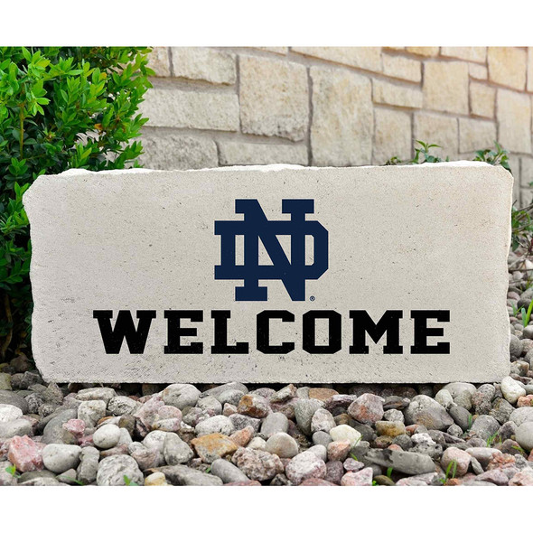 Notre Dame Fighting Irish Decorative Stone Welcome - Large | Stoneworx | ND-15