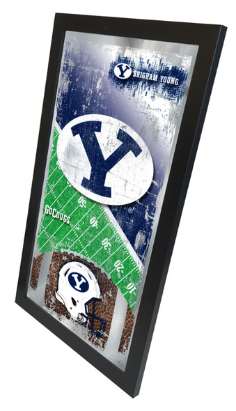 BYU Cougars Football Wall Mirror | Holland Bar Stool Co. | MFtblBrigYn