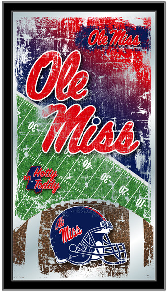 Mississippi Rebels Football Wall Mirror | Holland Bar Stool Co. | MFtblMssppU