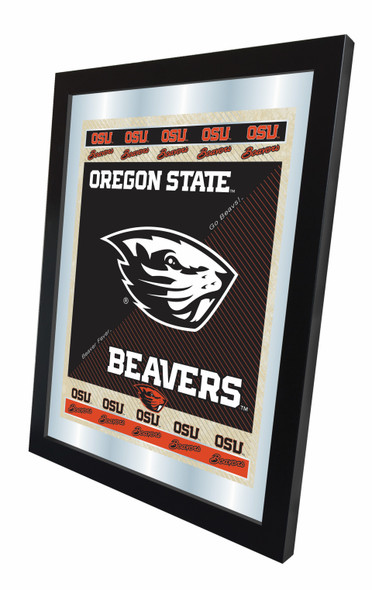 Oregon State Beavers Logo Wall Mirror | Holland Bar Stool Co. | MLogo04OregSt