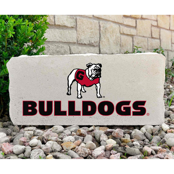 Georgia Bulldogs Decorative Stone Bulldogs - Large | Stoneworx | UGA-10