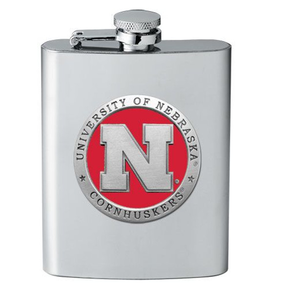 Nebraska Huskers Flask | Heritage Pewter | FSK10183ER