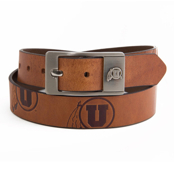 Utah Utes  Brandish Brown Belt | Eagles Wings | 6482
