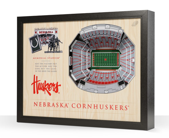 Nebraska Huskers Framed 3-D Stadium Art | Stadium Views | 9022374 Nebraska Huskers Framed 3-D Stadium Art | Stadium Views | 9022374