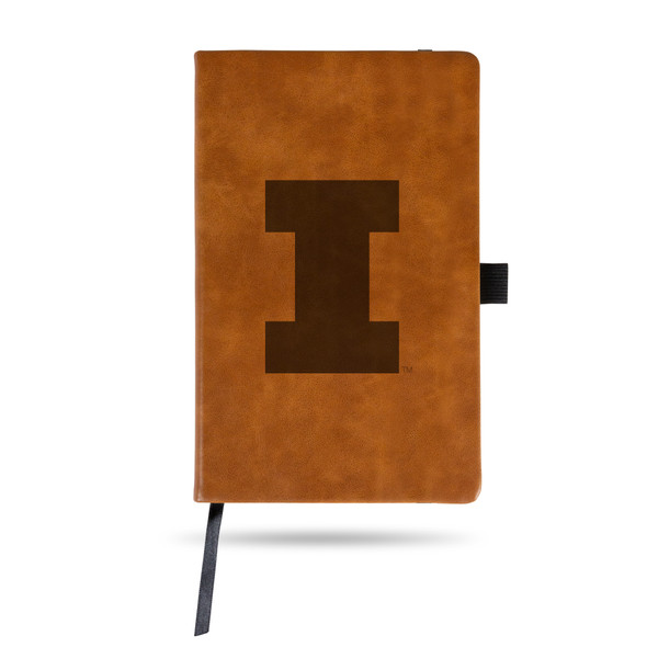 Illinois Fighting Illini Brown Journal/Notepad  | Rico Industries | LESPD400101BR-G Illinois Fighting Illini Brown Journal/Notepad  | Rico Industries | LESPD400101BR-G