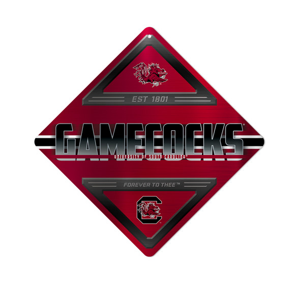 South Carolina Gamecocks Metal Wall Sign | Rico Industries | MXS120101