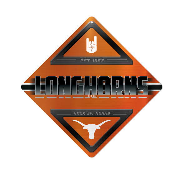 Texas Longhorns Metal Wall Sign | Rico Industries | MXS260101