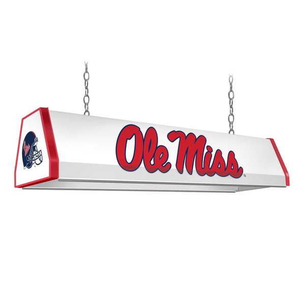 Mississippi Rebels: Standard Pool Table Light - White | The Fan-Brand | NCMISS-310-01