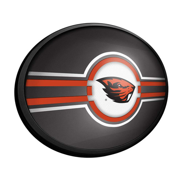 Oregon State Beavers: Oval Slimline Lighted Wall Sign | The Fan-Brand | NCORST-140-01B Oregon State Beavers: Oval Slimline Lighted Wall Sign | The Fan-Brand | NCORST-140-01B