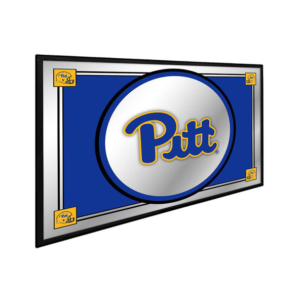 Pittsburgh Panthers: Team Spirit - Framed Mirrored Wall Sign - Royal | The Fan-Brand | NCPITT-265-02B Pittsburgh Panthers: Team Spirit - Framed Mirrored Wall Sign - Royal | The Fan-Brand | NCPITT-265-02B