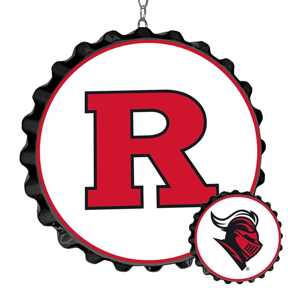 Rutgers Scarlet Knights: Knight - Bottle Cap Dangler | The Fan-Brand | NCRTGR-220-01 Rutgers Scarlet Knights: Knight - Bottle Cap Dangler | The Fan-Brand | NCRTGR-220-01