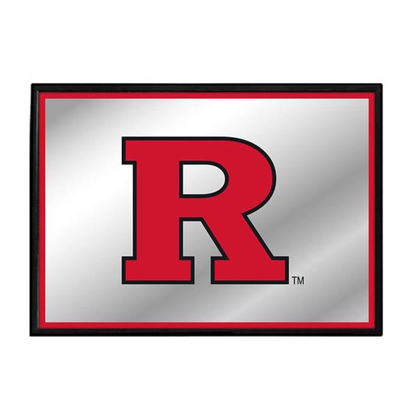 Rutgers Scarlet Knights: Framed Mirrored Wall Sign | The Fan-Brand | NCRTGR-265-01