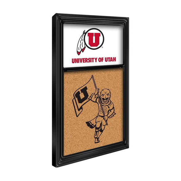 Utah Utes: Swoop - Cork Noteboard | The Fan-Brand | NCUTAH-640-02