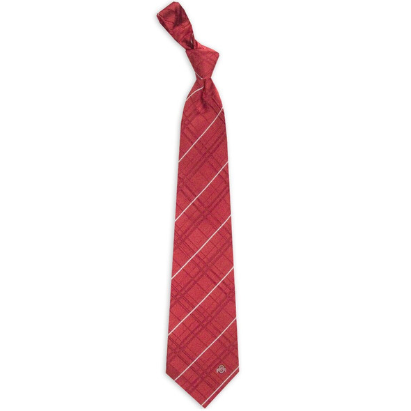 Ohio State Buckeyes Oxford Woven Silk Tie | Eagles Wings | 4815