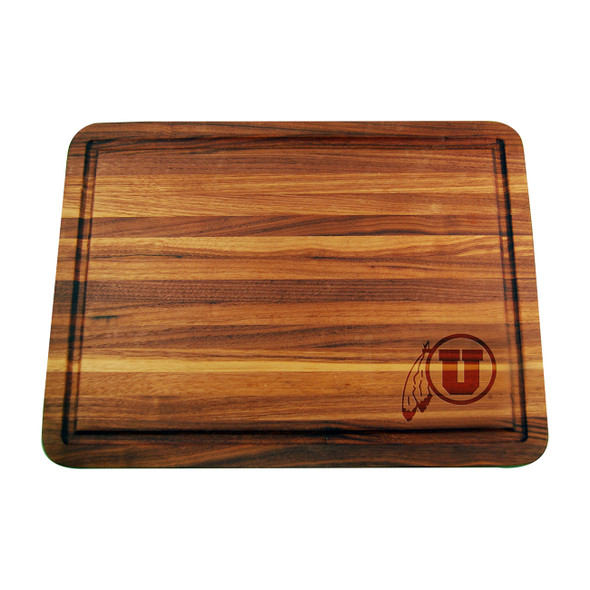 Utah Utes Acacia Cutting Board | Memory Company | COL-UTA-2789