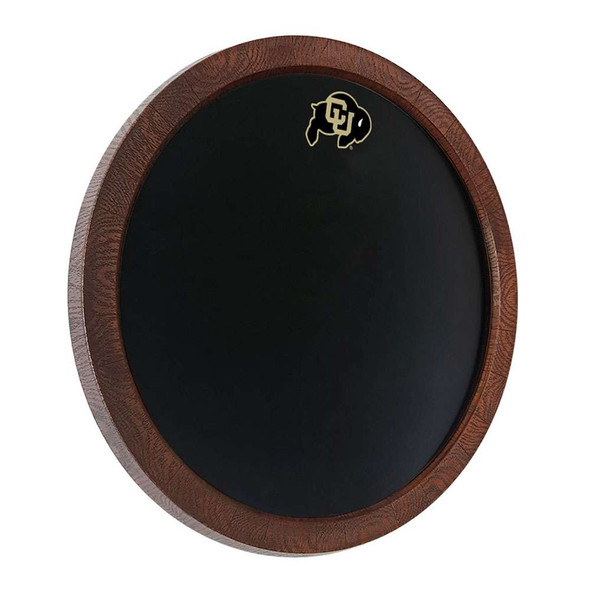 Colorado Buffaloes Chalkboard "Faux" Barrel Top Sign | The Fan-Brand | NCCOBF-630-01 Colorado Buffaloes Chalkboard "Faux" Barrel Top Sign | The Fan-Brand | NCCOBF-630-01