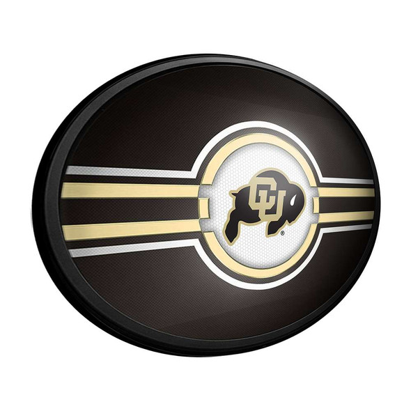 Colorado Buffaloes Oval Slimline Lighted Wall Sign - Black | The Fan-Brand | NCCOBF-140-01A Colorado Buffaloes Oval Slimline Lighted Wall Sign - Black | The Fan-Brand | NCCOBF-140-01A