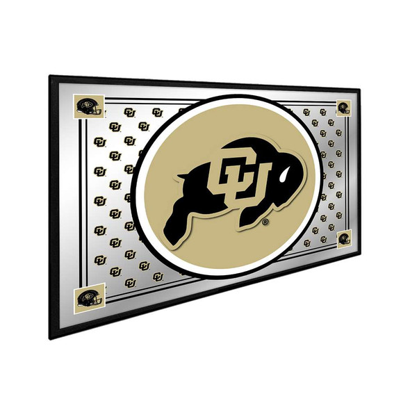 Colorado Buffaloes Framed Mirrored Wall Sign - Team Spirit Mirror | The Fan-Brand | NCCOBF-265-02A Colorado Buffaloes Framed Mirrored Wall Sign - Team Spirit Mirror | The Fan-Brand | NCCOBF-265-02A