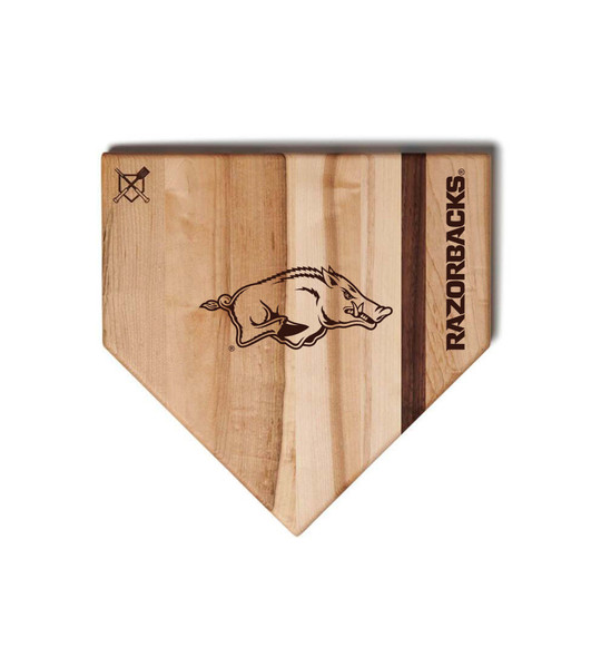 Arkansas Razorbacks Home Plate Cutting Board | Baseball BBQ | GRTLHPCB12AR_660251584973