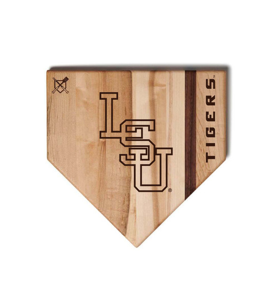 LSU Tigers Home Plate Cutting Board  | Baseball BBQ | GRTLHPCB12LSUT_660251859576