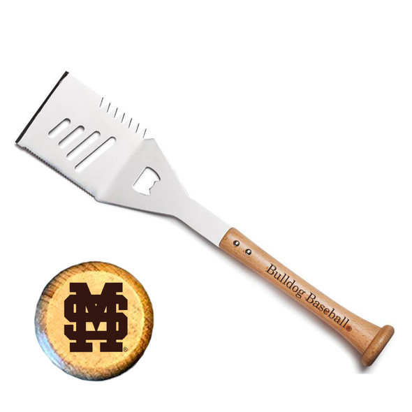 Mississippi State Bulldogs SLIDER Spatula | Baseball BBQ | GRTLSPATMSB_660251866734 Mississippi State Bulldogs SLIDER Spatula | Baseball BBQ | GRTLSPATMSB_660251866734