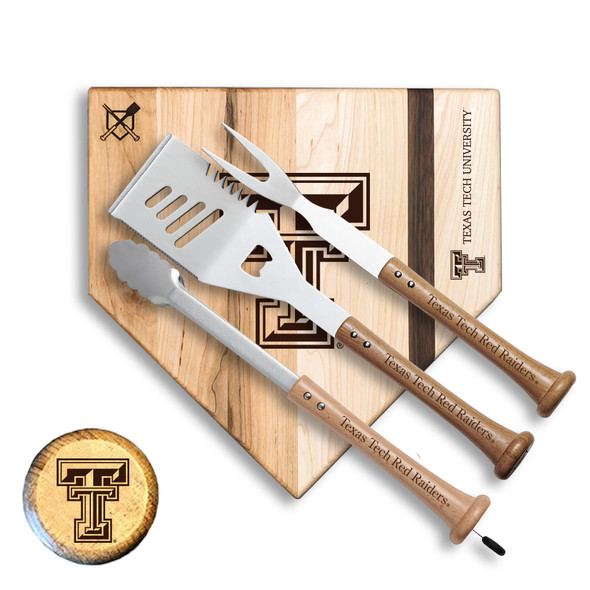 Texas Tech Red Raiders Silver Slugger Combo BBQ Set | Baseball BBQ | GRTLSTSSTTRR_660251857510 Texas Tech Red Raiders Silver Slugger Combo BBQ Set | Baseball BBQ | GRTLSTSSTTRR_660251857510