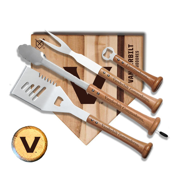 Vanderbilt Commodores Grand Slam Combo BBQ Set | Baseball BBQ | GRTLSTGSVC_660251780191