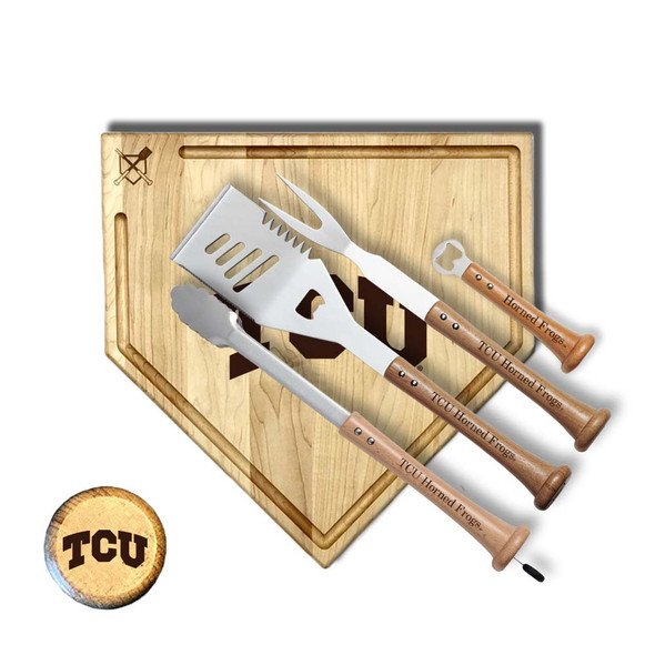 TCU Horned Frogs Trough Grand Slam Combo Set | Baseball BBQ | GRTLSTGST17TCUHF TCU Horned Frogs Trough Grand Slam Combo Set | Baseball BBQ | GRTLSTGST17TCUHF