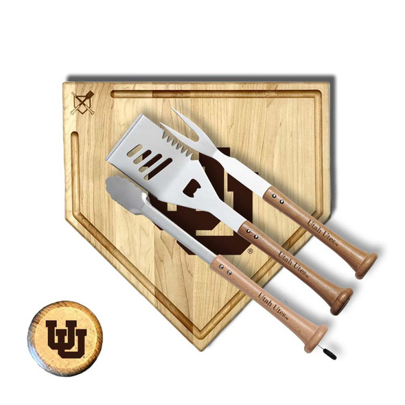 Utah Utes Trough Silver Slugger Combo Set | Baseball BBQ | GRTLSTSST17UU