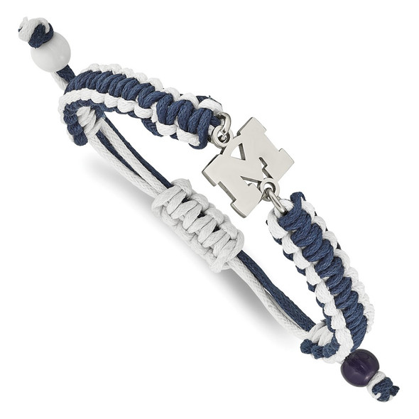 Michigan Wolverines Adjustable Cord Bracelet | LogoArt | ST514UM