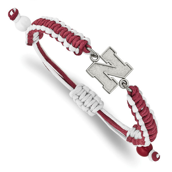 Nebraska Huskers Adjustable Cord Bracelet | LogoArt | ST514UNE