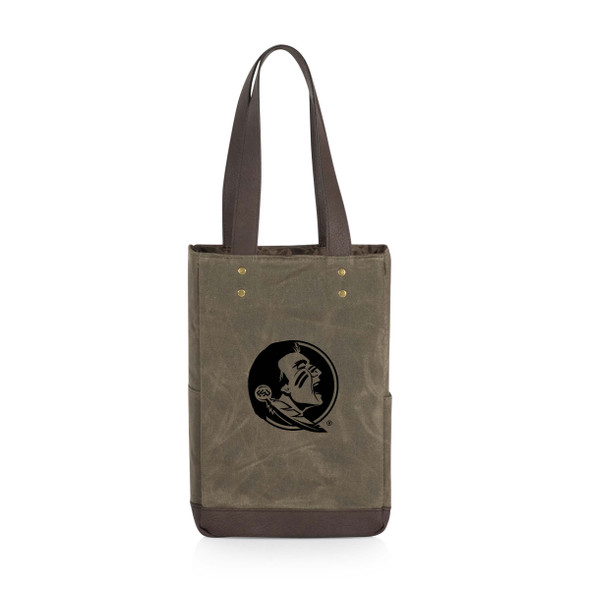 FSU Seminoles 2 Bottle Insulated Wine Cooler Bag | Picnic Time | 536-02-140-174-0 FSU Seminoles 2 Bottle Insulated Wine Cooler Bag | Picnic Time | 536-02-140-174-0