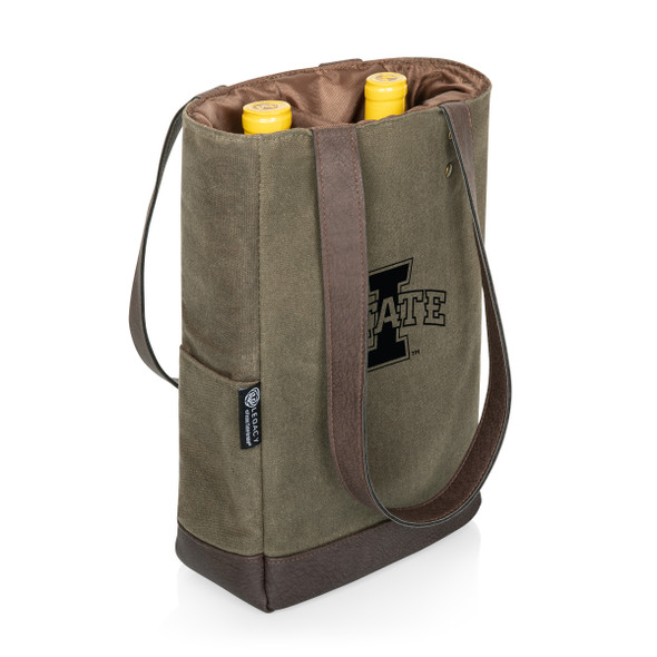 Iowa State Cyclones 2 Bottle Insulated Wine Cooler Bag | Picnic Time | 536-02-140-234-0